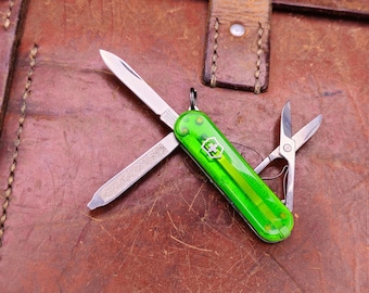Vintage Victorinox Classic Sd Translucent 58 mm Swiss Army Tool