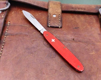 Vintage Elinox Victorinox Solo Alox 84 mm Slim model Retired Swiss Army Tool Rare Find