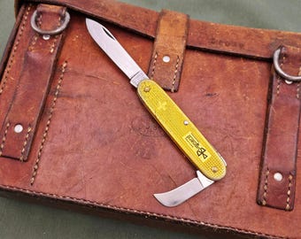 Vintage Victorinox Alox Pruner Old Cross Gold Retired Model Swiss Army Tool 93 mm