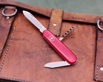 Vintage Victoria Victorinox Gourmet 84 mm Swiss Army Tool with 5 Turned Corkscrew Rare