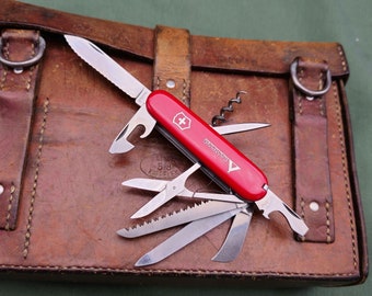 Vintage Victorinox Ranger Outdoorsman Very Rare Retired Model 91 Mm Swiss Army Tool Etsy