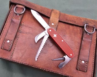 Vintage Victorinox Old Cross Alox Harvester Retired Model Swiss Army Tool 93 mm
