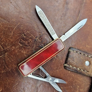 1980s Vintage Victorinox Deluxe Series Retired 58 mm Model Swiss Army Tool Rare Collectable