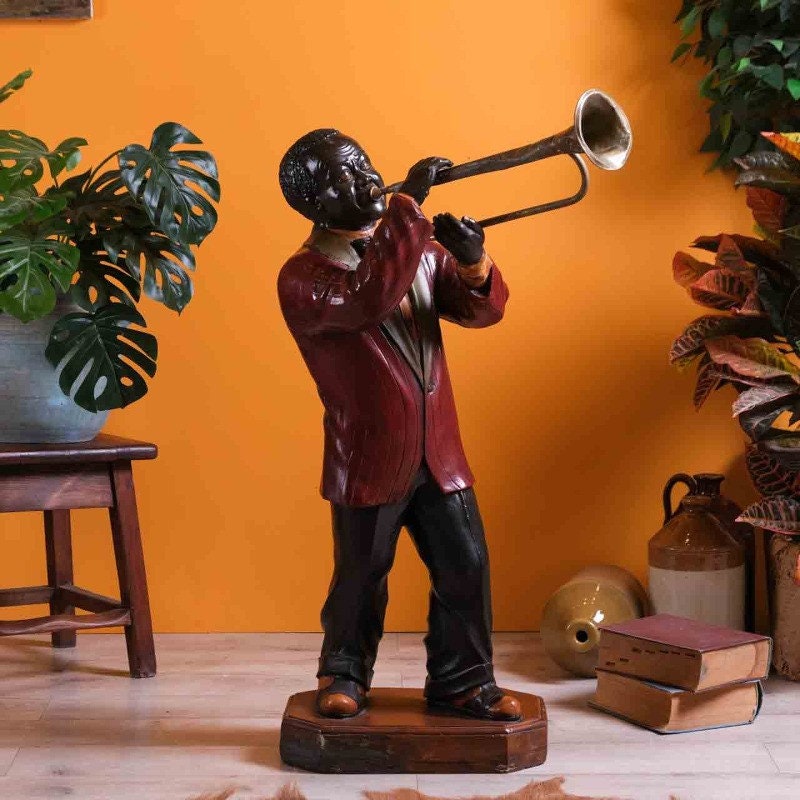 Jazz man statue - Etsy 日本