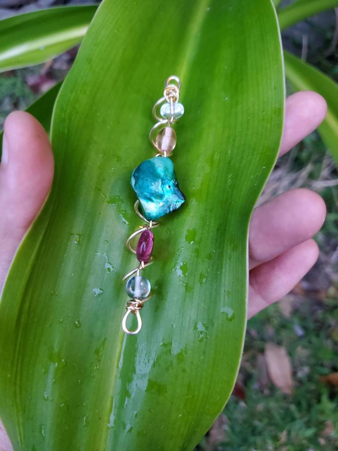 Amazon Princess Dreadlock Jewel Seashell Beaded Wire Wrap Loc - Etsy