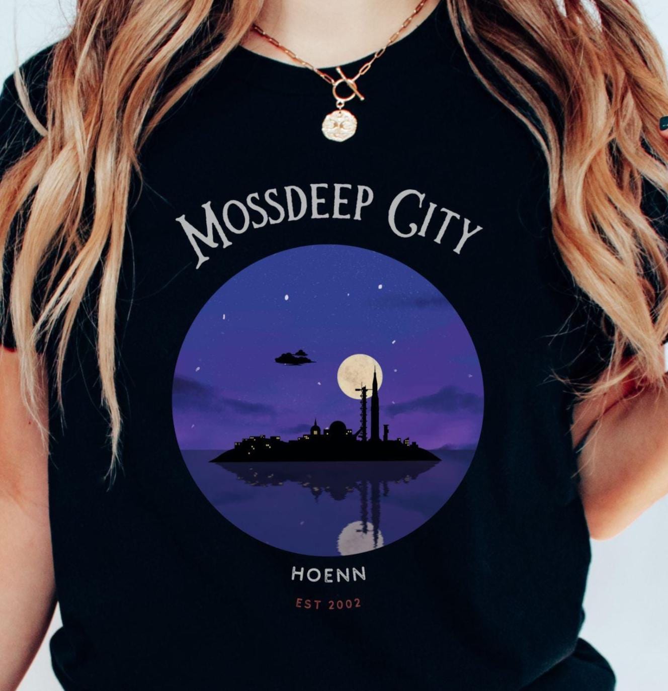 Mossdeep City Pokemon Shirt: Gen III Pokemon Shirt Hoenn Region
