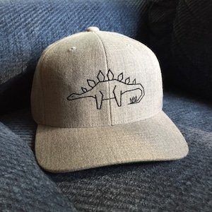 Stegosaurus Snapback Dinosaur Baseball Hat