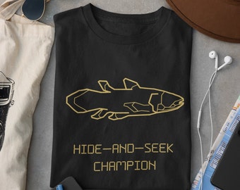Coelacanth shirt for Coelacanth lover t-shirt Coelacanth tee Hide and Seek Champion graphic tee