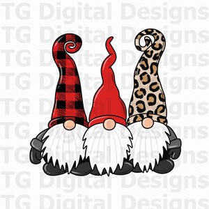 Christmas Gnomes PNG, Buffalo Plaid Gnomes, Christmas Sublimation, Leopard Gnome, Christmas Design, Gnomes Christmas PNG, Christmas Download