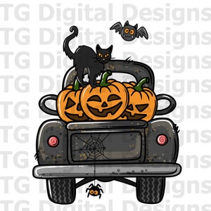 Halloween PNG, Halloween-vrachtwagen PNG, Halloween-vrachtwagensublimatie, Halloween-download, Halloween-afdrukbaar, Halloween-bestanden, Halloween digitaal