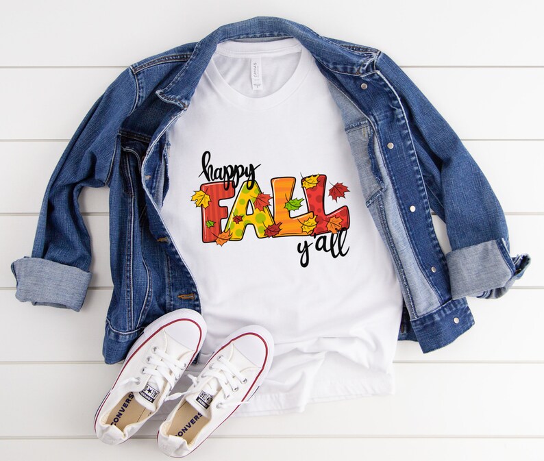 Fall PNG Fall Shirt Design Tshirt Designs Fall Yall PNG | Etsy