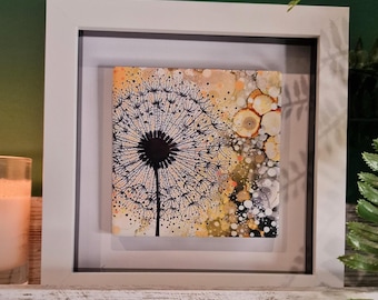 Dandelion Ceramic Wall Art: Ochre Spring Home Decor