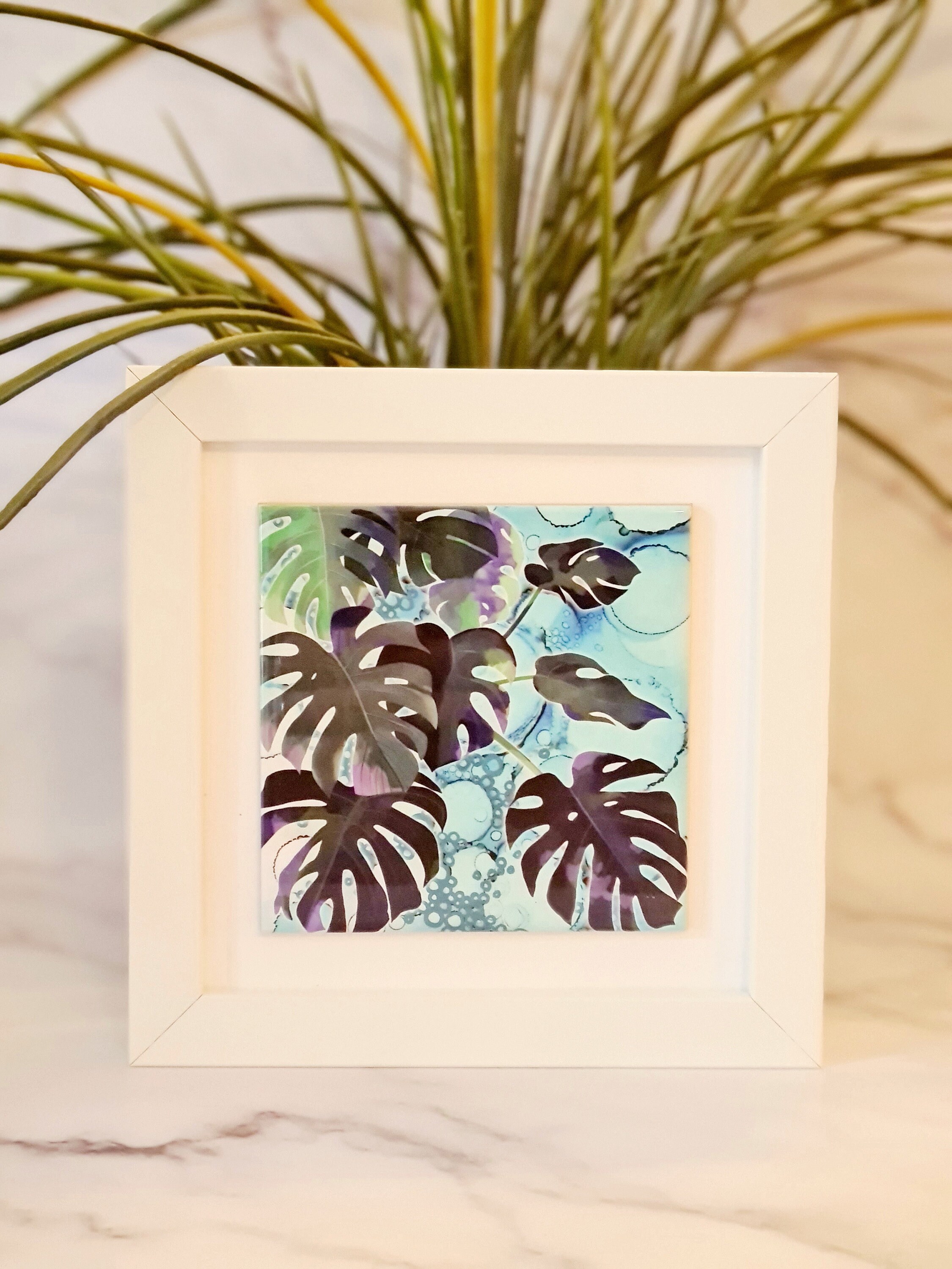 Ceramic Wall Artsmall Framed Wall Arthousewarmingbirthday Etsy UK