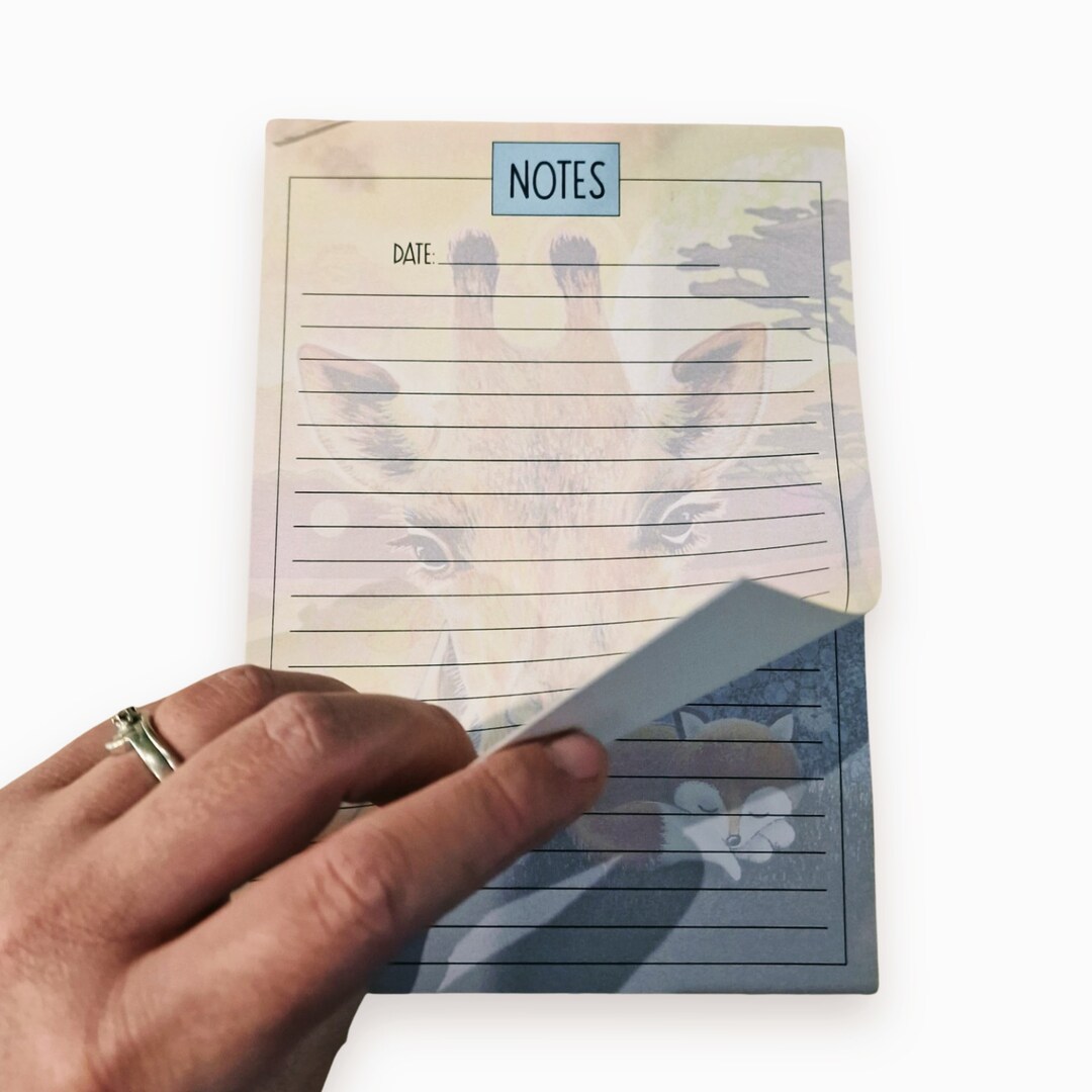 Animal to Do List Notepad, 50 Sheets to Tear off Shopping List, Note ...