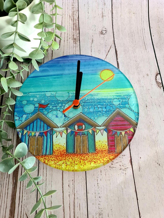 Circular Wall Clock Clock Battery Wall Clock Wall Art Etsy UK