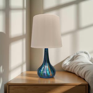 Hand Painted Touch Table Lamp: Dimmable Home Decor