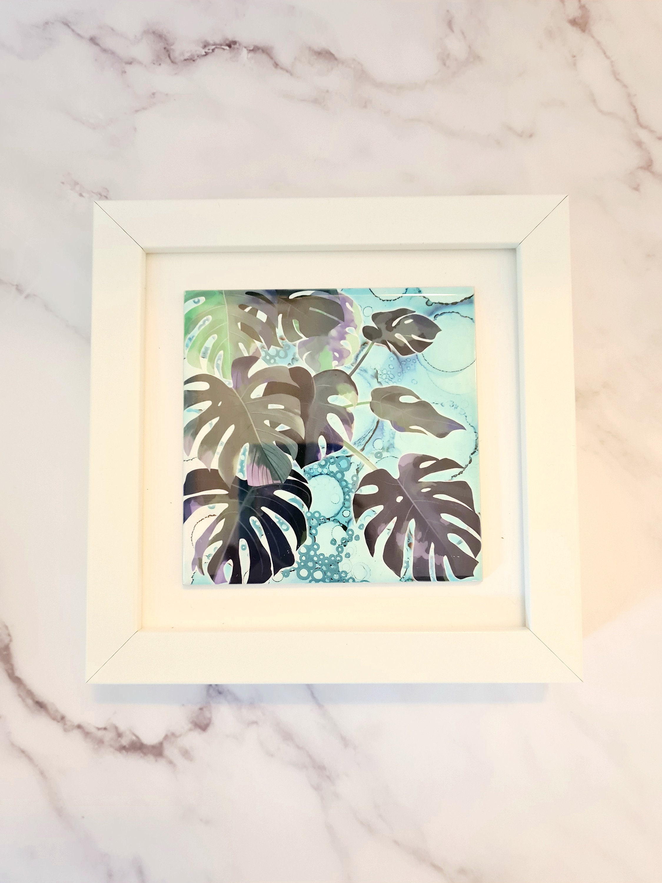 Ceramic Wall Artsmall Framed Wall Arthousewarmingbirthday Etsy UK