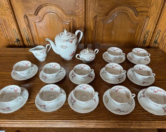 Bavaria Winterling Coffe porcelain service for 12 people