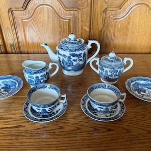 Marqué Porcelaine Café Thé Service Antiquités