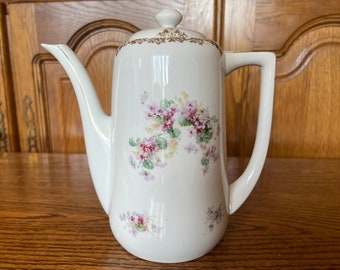 Coffe Porcelain Jug Czechoslovakia