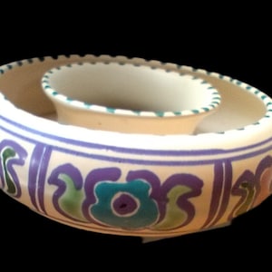 Poole aardewerk ring posy vaas