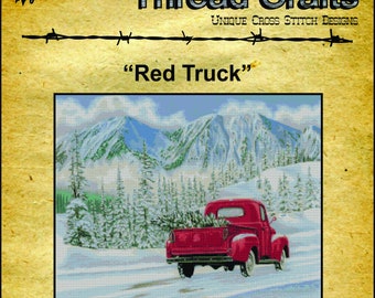 Antique Ford Truck ~ DIY Counted Cross Stitch Pattern