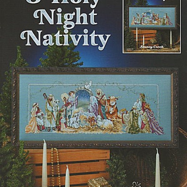 O Holy Night Nativity LFT114 by Stoney Creek cross stitch pattern