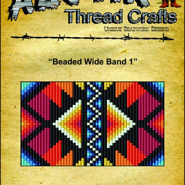 Native American Style Wide Band 1 Loomwork pattern