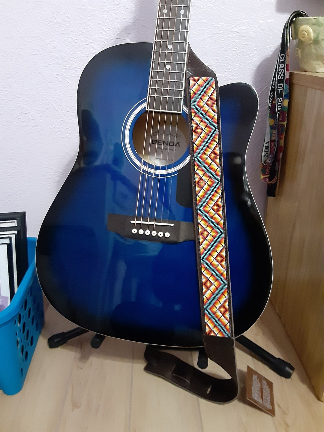 Native American Style Guitar Strap 2 - Etsy