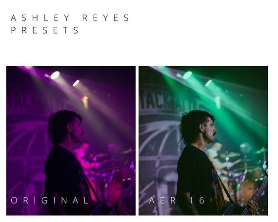 25 CONCERT COLOR CORRECTION Lightroom Presets | Desktop | Canon