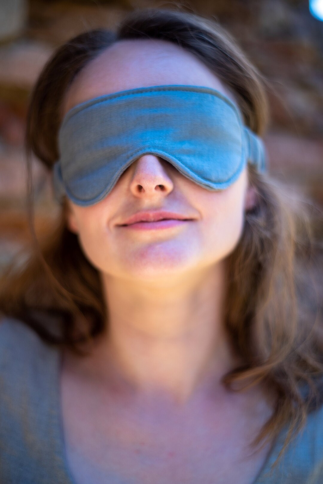 Linen Sleep Mask / Eye Mask / Linen Eye Mask / Linen Blindfold