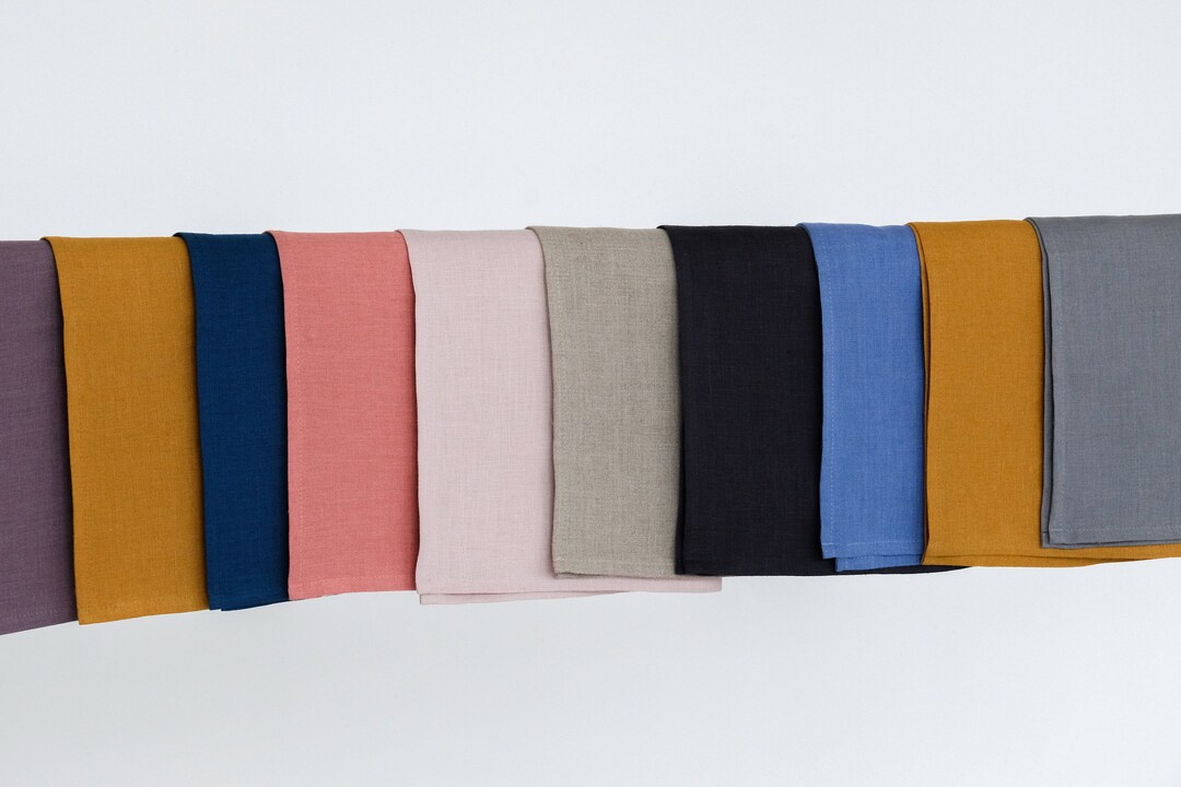 Linen Tea Towel / Linen Kitchen Towel / Softened Linen Towel