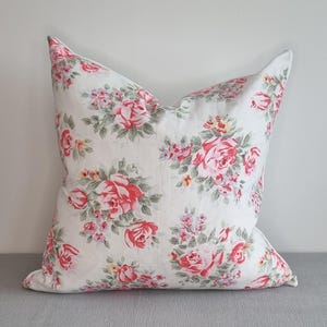 Cath Kidston English Rose fabric Cushion Cover 45x45 cm