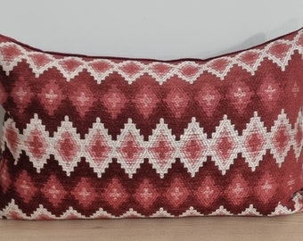 Designers Guild William Yeoward Perzina Rouge & Omega Velvet Cushion Cover 35x55 cm
