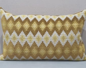 Designers Guild William Yeoward Perzina Ochre fabric Cushion Cover 35x55 cm