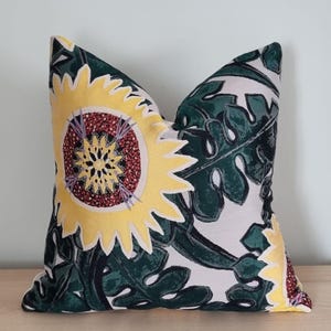 Christian Lacroix for Designers Guild Soleils Osier fabric Cushion Cover 43x43 cm