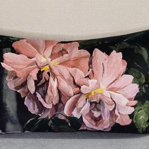 Designers Guild Delft Velvet Noir & Omega Velvet Cushion Cover 35x55 cm