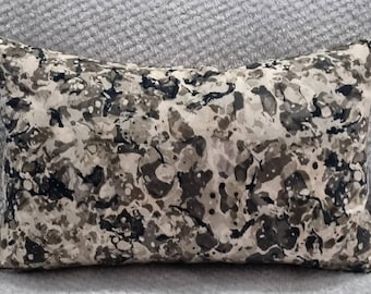 Designers Guild Odisha Graphite & Omega Velvet Cushion Cover 55x35 cm