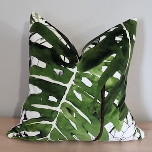 Designers Guild Christian Lacroix Palm Print Velvet Cushion Cover (45x45 cm)
