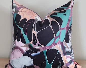 Designers Guild Christian Lacroix Kaoscope Cendre & Omega Fluwelen kussenhoes 45x45 cm