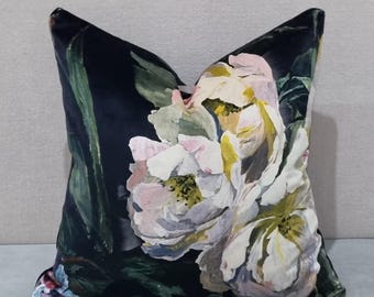 Designers Guild Delft Velvet Noir Fabric