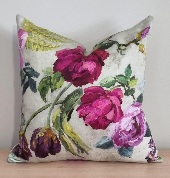 Designers Guild Tulipani Linen Fabric Cushion Cover 50x50 Cm