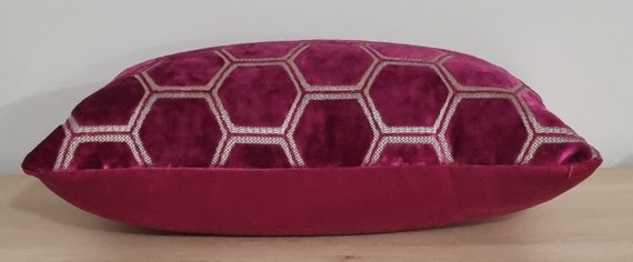 Designers Guild Manipur Fuchsia Fabric Cushion Cover 35x55 Cm