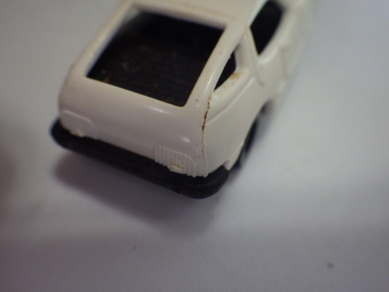 White Porsche 924 Plastic 1:89 Germany Bruder-Mini