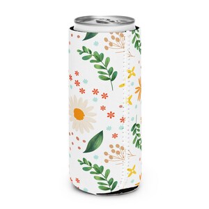Lustige Blumen Dose Cozy/Koozie