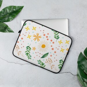 Coole Laptophülle mit Blumenmuster