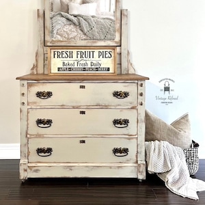 SOLD - 1884 Antique Bureau