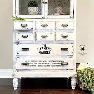SOLD - Vintage Farmhouse Cabinet