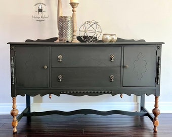 SOLD OUT*** Custom Painted Antique 1900's Hepplewhite / Sheraton Buffet ...