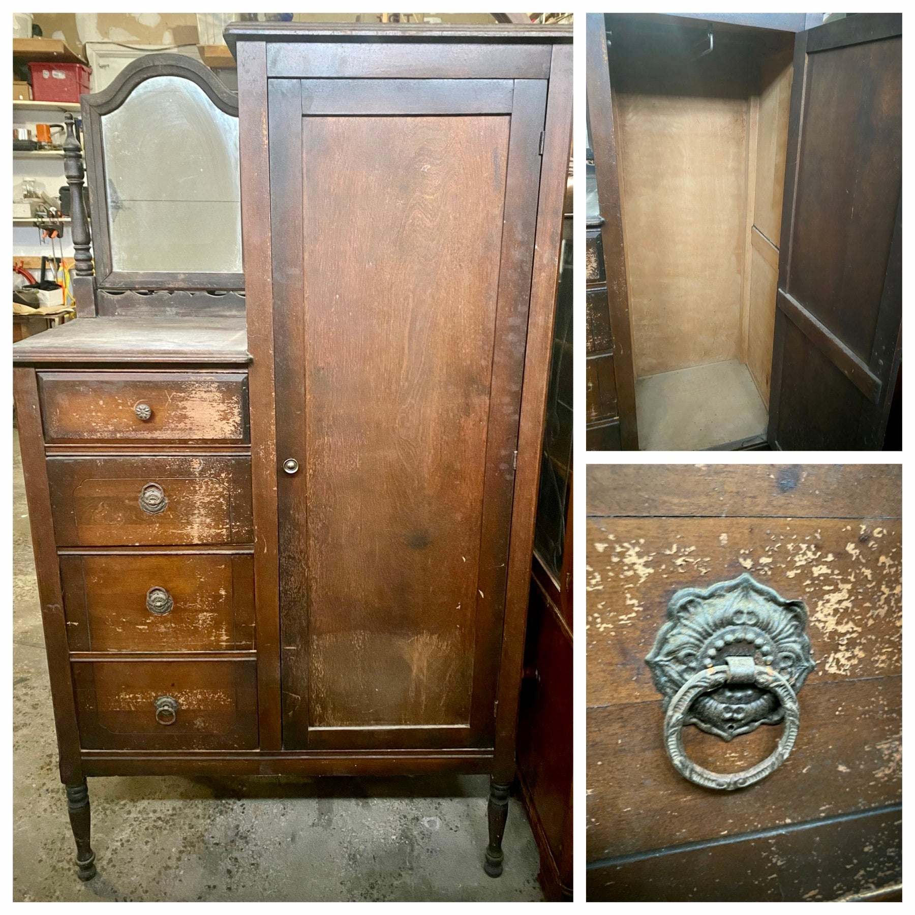 SOLD - 1920s Antique Chifforobe - Etsy SOLD - 1920s Antique Chifforobe - Etsy